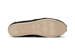 Alpargata Black Recycled Cotton Canvas