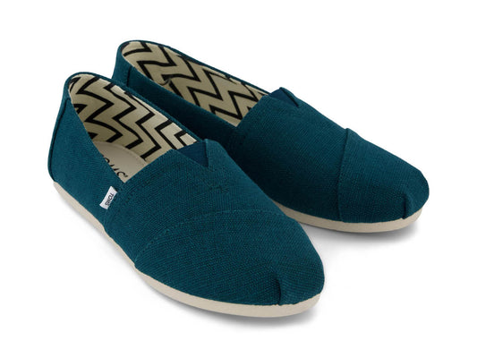 Alpargata Dark Teal Heritage Canvas