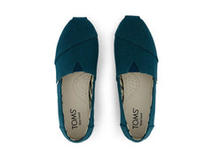 Alpargata Dark Teal Heritage Canvas
