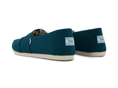 Alpargata Dark Teal Heritage Canvas