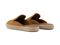 Santiago Mule Brown Sugar Suede Embroidery