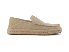 Alonso Loafer Rope Natural Undyed Heritage Canvas Suede