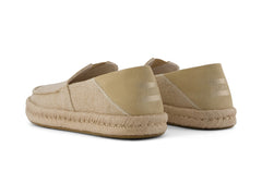 Alonso Loafer Rope Natural Undyed Heritage Canvas Suede