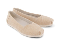 Alpargata Ballet Champagne Tonal Sparkle Woven