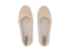 Alpargata Ballet Champagne Tonal Sparkle Woven