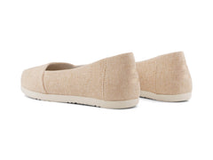 Alpargata Ballet Champagne Tonal Sparkle Woven