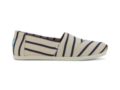 Alpargata Natural Navy Riviera Stripe