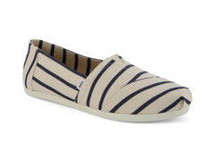 Alpargata Natural Navy Riviera Stripe
