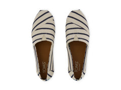 Alpargata Natural Navy Riviera Stripe