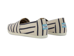 Alpargata Natural Navy Riviera Stripe